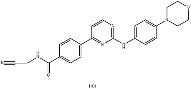 Momelotinib Dihydrochloride,1380317-28-1,结构式