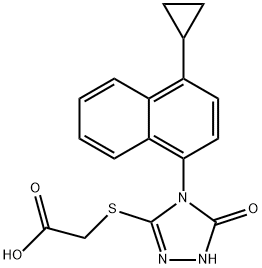 Lesinurad Impurity 5 Sodium Salt Structure