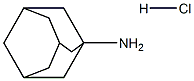 1-Adamantanamine,hydrochloride.(L-)- (8CI) 结构式