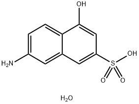 7-AMINO-4-HYDROXY-2-NAPHTHALENESULFONIC& Structure