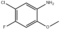 5-氯-4-氟-2-甲氧基苯胺, 1394839-94-1, 结构式