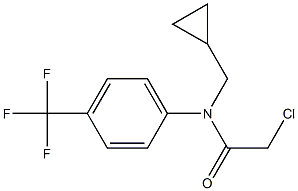 2-chloro-N-(cyclopropylmethyl)-N-(4-(trifluoromethyl)phenyl)acetamide Structure
