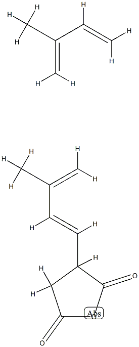 聚异戊二烯接枝马来酸酐,139948-75-7,结构式