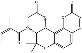 (-)-白花前胡甲素 结构式