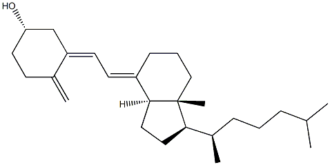 麦角钙化甾醇, 1406-16-2, 结构式