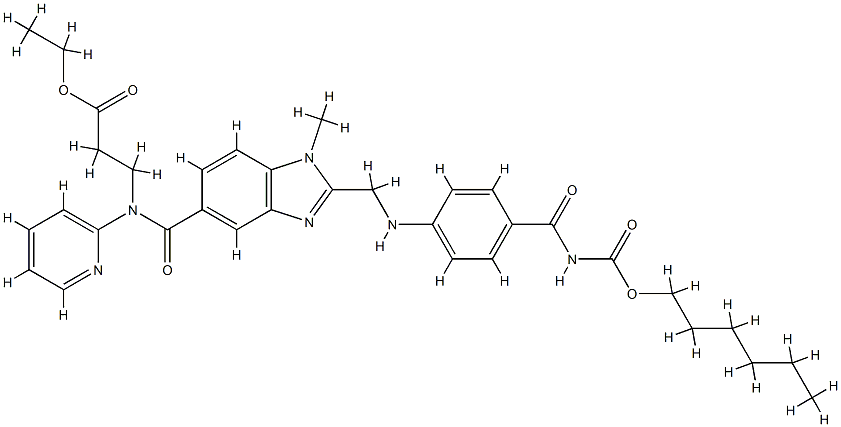达比加群脂杂质C,1408238-40-3,结构式