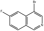 4-溴-6-氟异喹啉, 1416500-78-1, 结构式
