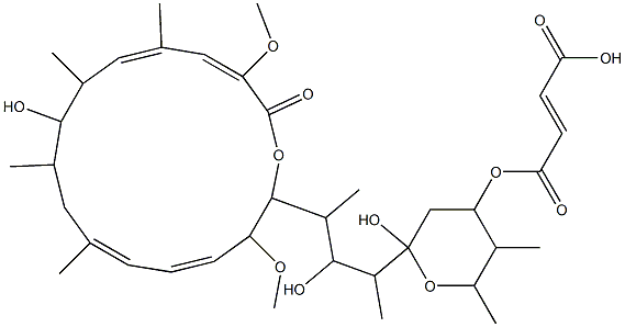 23-Deethyl-2-demethyl-2-methoxy-23-methylhygrolidin Struktur