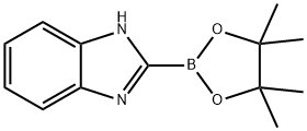 2-(4,4,5,5-tetramethyl-1,3,2-dioxaborolan-2-yl)-1H-benzimidazole 结构式