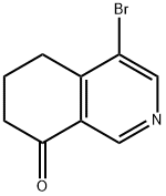 4-溴-6,7-二氢异喹啉-8(5H)-酮, 1428651-86-8, 结构式