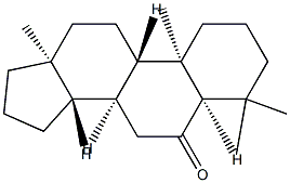 4,4-Dimethyl-5β-androstan-6-one Structure