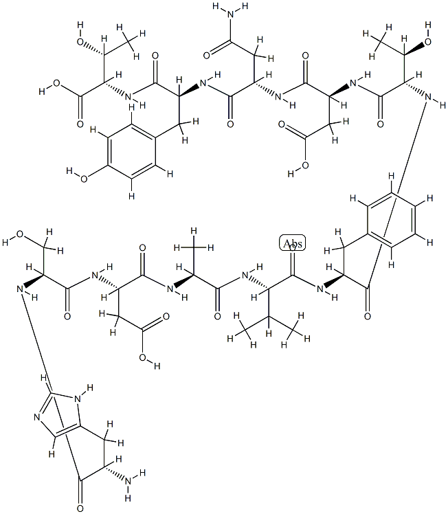 vasoactive intestinal peptide (1-11) Struktur