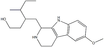 γ-sec-Butyl-2,3,4,9-tetrahydro-6-methoxy-1H-pyrido[3,4-b]indole-1-(1-butanol)|