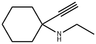 Cyclohexylamine, N-ethyl-1-ethynyl- (6CI,8CI) Structure