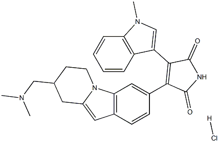 BisindolylMaleiMide XI Hydrochloride Struktur