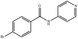 4-bromo-N-pyridin-4-ylbenzamide Struktur