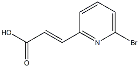 (E)-3-(6-bromopyridin-2-yl)acrylic acid Struktur