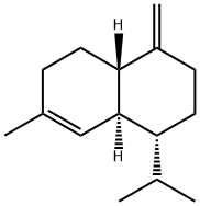 [1R,(-)]-1,2,3,4,4aα,5,6,8aβ-Octahydro-7-methyl-4-methylene-1-isopropylnaphthalene Structure