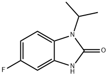 2H-Benzimidazol-2-one,5-fluoro-1,3-dihydro-1-(1-methylethyl)-(9CI) Struktur