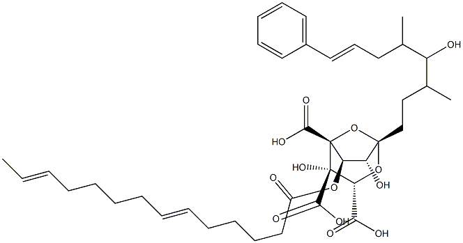 Zaragozic acid B 结构式
