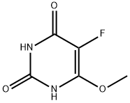 2,4(1H,3H)-Pyrimidinedione,5-fluoro-6-methoxy-(9CI) 结构式