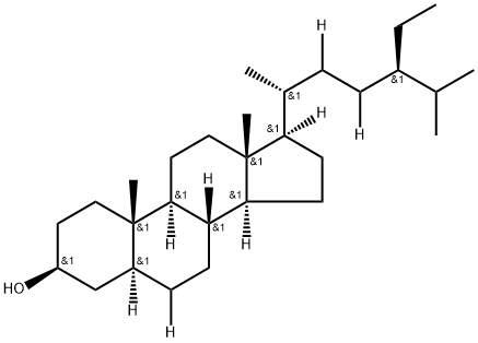 Sitostanol-5,6,22,23-D4 Structure