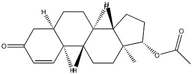 17β-Acetoxy-5β-estr-1-en-3-one Structure