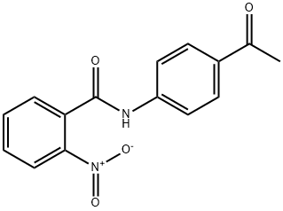 N-(4-acetylphenyl)-2-nitrobenzamide Structure