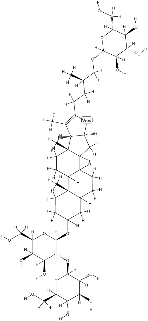 macrostemonoside F Struktur