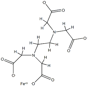 Fe(III)-EDTA Struktur