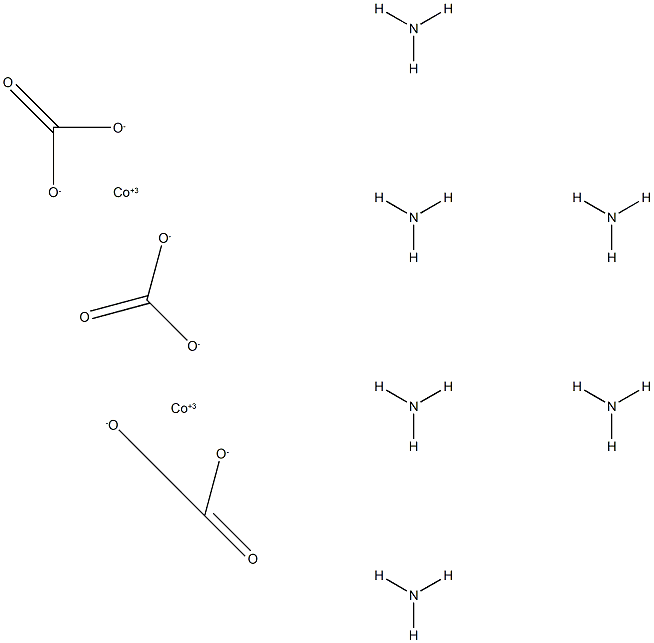 hexamminecobalt(III) tricarbonatocobaltate(III) 结构式