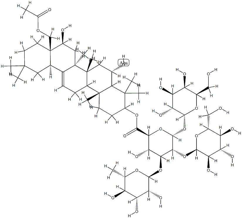 macrophyllicinin 化学構造式