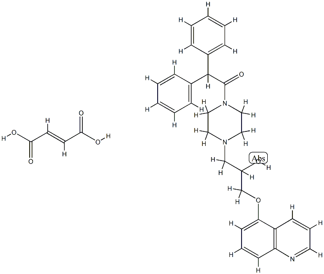 DOFEQUIDAR FUMARATE, 153653-30-6, 结构式