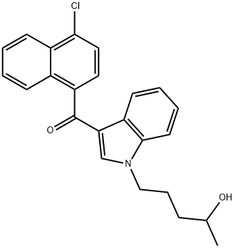 JWH 398 N-(4-hydroxypentyl) metabolite 结构式