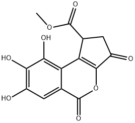 methyl brevifolincarboxylate 化学構造式