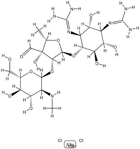 streptomycin calcium chloride (1:1) Struktur