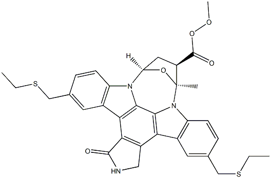 CEP-1347 化学構造式