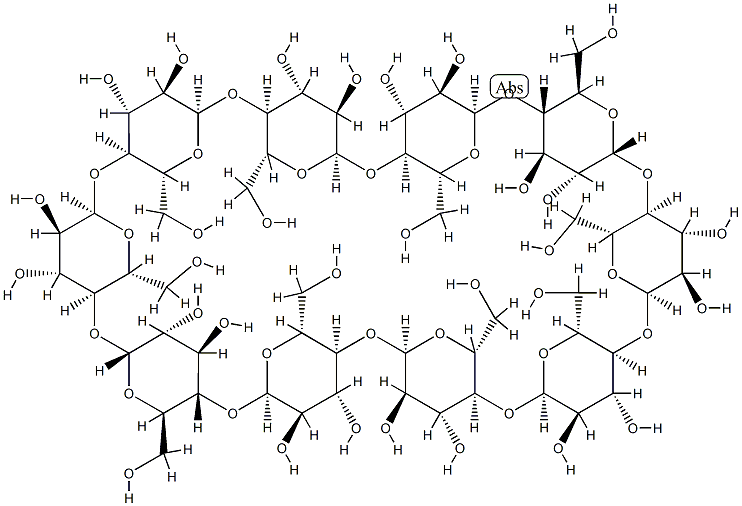 Cyclodecaamylose Struktur