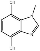 1H-Benzimidazole-4,7-diol,1-methyl-(9CI) Struktur