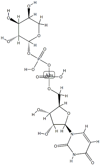 UDP-阿拉伯糖, 15839-78-8, 结构式