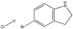 5-溴-2,3-二氢-1H-吲哚盐酸,15861-32-2,结构式