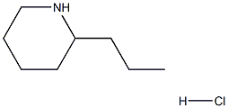 (+/-)-2-PROPYLPIPERIDINE HYDROCHLORIDE* Struktur