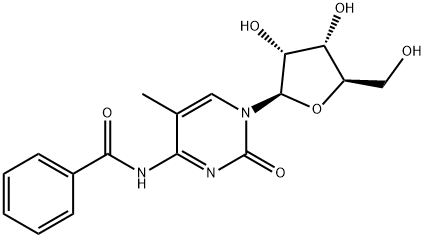 N4-Benzoyl-5-methylcytidine Structure