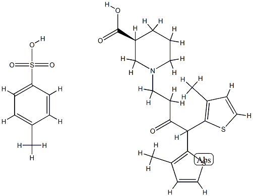 Oxotiagabine Tosylate Struktur