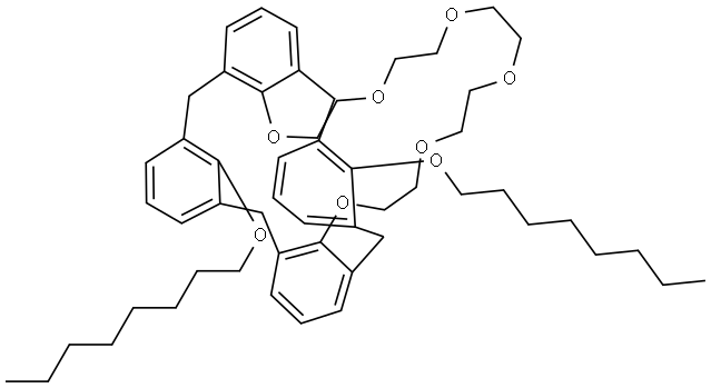 1,3-二辛基冠醚, 161282-97-9, 结构式