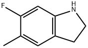 5-甲基-6-氟-1H-吲哚啉 结构式