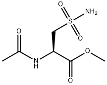 N-acetyl-3-sulfonamoyl-L-alanine methyl ester Structure