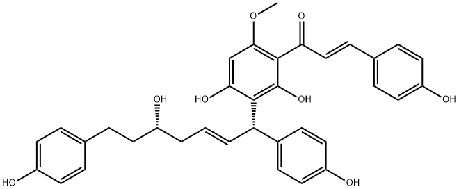 Calyxin B Struktur