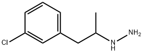 1-(m-Chloro-α-methylphenethyl)hydrazine Structure