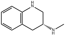 (R)-N-甲基-1,2,3,4-四氢喹啉-3-胺,166742-75-2,结构式